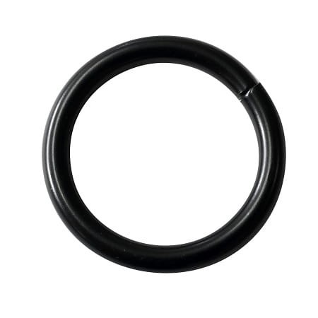 Kółko metalowe drut 38x5mm Czarny mat 5szt