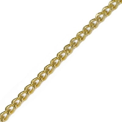 Łańcuszek 4mm Złoty szlifowany