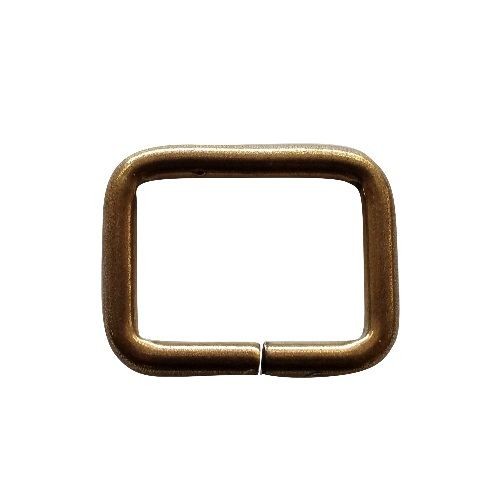 Ramka Metal Drut 4mm szer. 25mm St.Złoto 10szt
