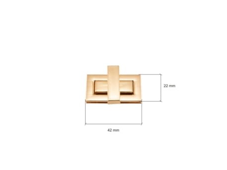 Zamek do Torebki Przekrętka 42,5x22mm