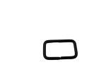 Leathercraft Rahmenschlaufe 30/15/3mm Schwarz 10St
