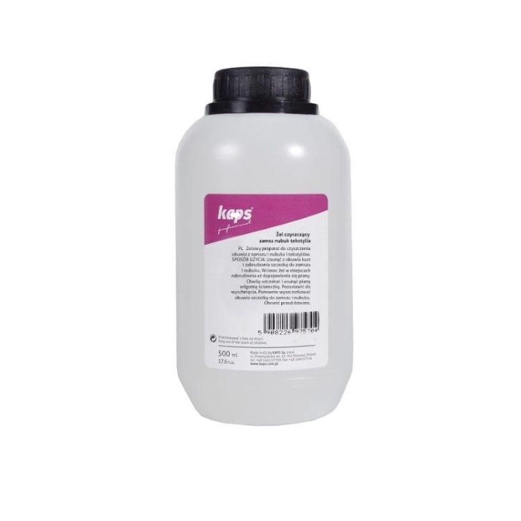 Żel czyszczący zamsz nubuk tekstylia 500ml Kaps
