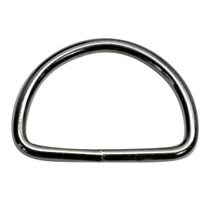 Halbkreis, Metall, 45/5 mm, 5 Stück