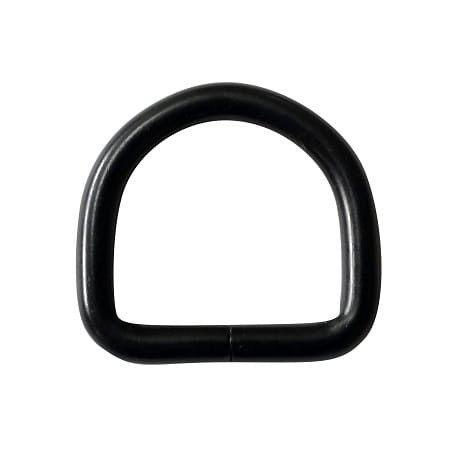 Półkole 26x25x5mm Metalowe Czarny mat 5szt