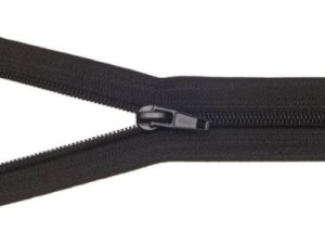 Reißverschluss, Trennreißverschluss, 75 cm, schwarz, 10 Stück