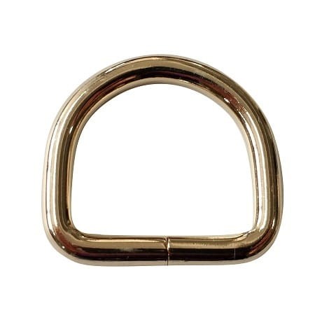 Półkole 27x25x5mm Metalowe Złote 5szt
