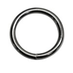 Leathercraft Ring 30/4mm Metall 5St