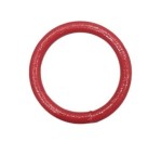 Lederring 25/4 mm Rot OUTLET