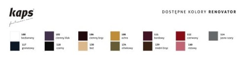 Farba do Zamszu Nubuku 500ml Kaps 11 Kolorów