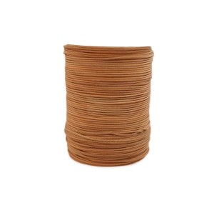 Lederriemen, Durchmesser 1,5 mm, naturfarben, 5 m
