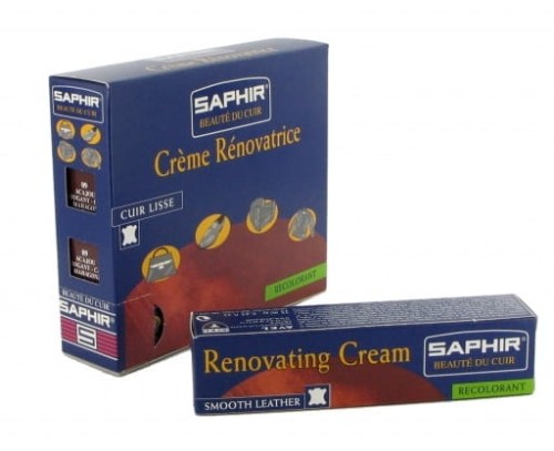 Krem do skóry SAPHIR Renovating Cream 25 ml – renowacja rys, przetarć i koloru