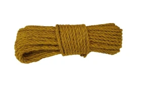 Juteseil, Durchmesser 6 mm, gelb, 20 Meter