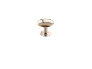 Lederniete N7 13 x 12 mm, 20 Stück, silberfarben