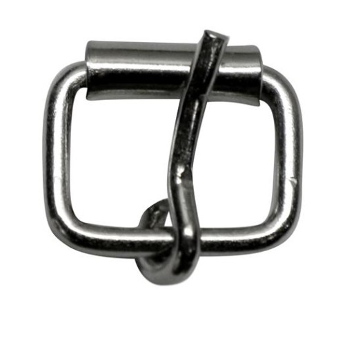 Klamra Sprzączka Rymarska z rolką 20/16/3mm Metalowa 10 szt