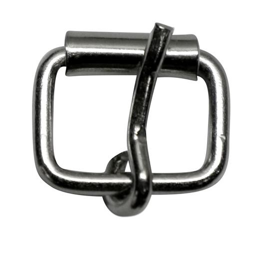 Klamra Sprzączka Rymarska z rolką 20/16/3mm Metalowa 10 szt