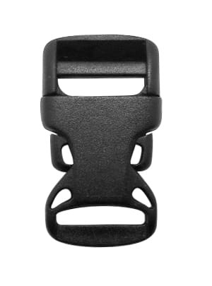 Klamra 20 mm zatrzask (PA6) plastikowa do taśmy/pasa 10 szt.